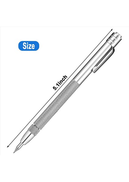 50 Adet Tungsten Karbür Scriber Mıknatıslı Alüminyum Dribriber Seramik Cam Mermer Için Klipli Klipli Gravür Kalemi (Yurt Dışından) fiyatları