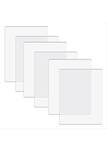 6 Adet Kalıp Kesme Makinesi Için Standart Kesme Paspasları Polikarbonat Plastik Kesme Tahtası Kesme Mat Kalıp Kesme Tahtası (Yurt Dışından)