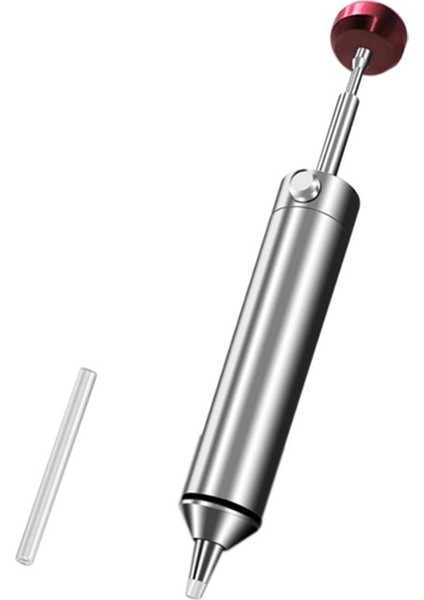 Alüminyum Metal Profesyonel Desoldering Pompası Lehim Lehim Çıkarma Aracı Silikon Nozul ile Vakum Emme (Yurt Dışından)