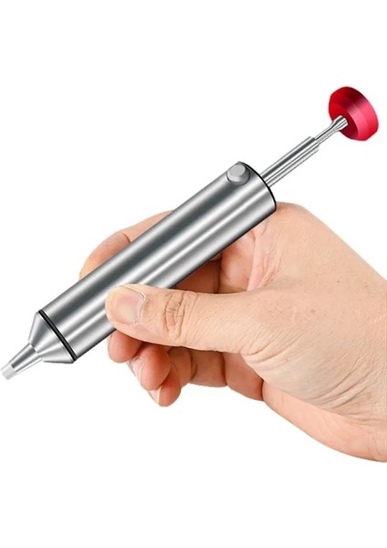 Alüminyum Metal Profesyonel Desoldering Pompası Lehim Lehim Çıkarma Aracı Silikon Nozul ile Vakum Emme (Yurt Dışından) fırsatları