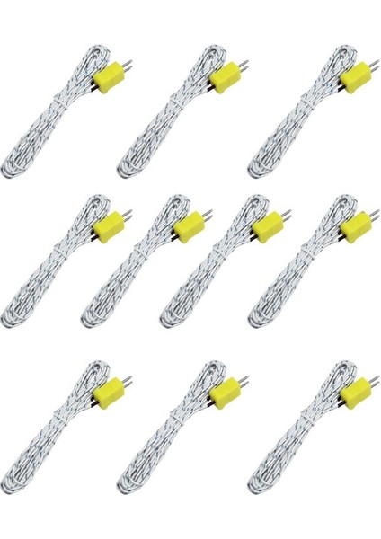 10PCS 3 Metre K Tip Mini Konnektör Termokupl Sıcaklık Prob Sensörü -50-350 ° C Sıcaklık Algılama Hattı (Yurt Dışından)
