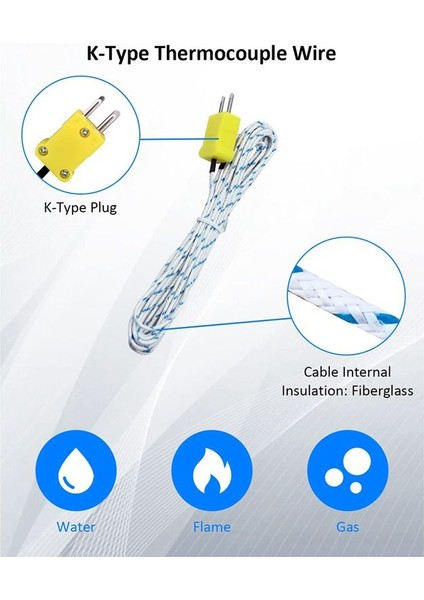 10PCS 3 Metre K Tip Mini Konnektör Termokupl Sıcaklık Prob Sensörü -50-350 ° C Sıcaklık Algılama Hattı (Yurt Dışından) fırsatları