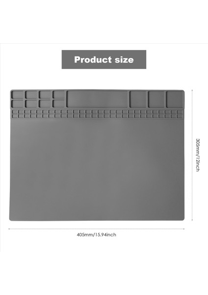 Silikon Lehimleme Mat Dizüstü Bilgisayar Izle Cep Telefonu Için Onarım Matlaması - Lehim Ped Isıya Dayanıklı 932 Fahrenheit (Yurt Dışından)