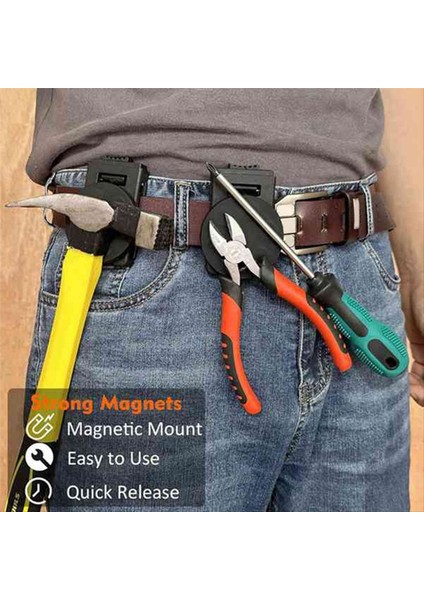 3pcs Manyetik Takım Kemeri Klipsi Kemer Için Mıknatıs Takım Tutucu Çekiç Tornavida Için Manyetik Klipsi Takım Kemer Aksesuarları (Yurt Dışından) modelleri