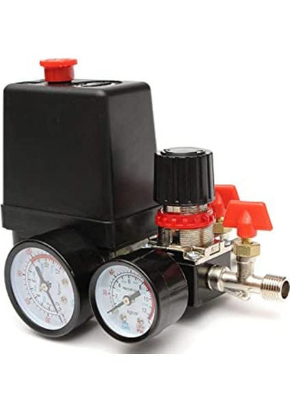 Hava Kompresörü Basınç Kontrol Anahtarı 90-120 Psı Basınç Anahtarı Manifold Regülatörü Basınç Regülatörü (Yurt Dışından)