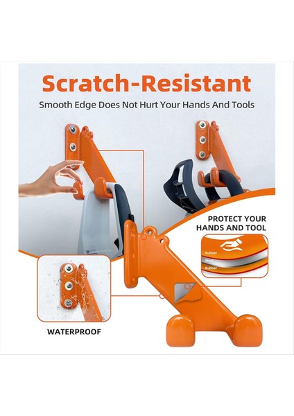 Testere Tutucu 1 Paket Testere Duvar Montajı Heary Duty Testere Rafı Standı Aksesuarlar Garaj Organizasyonu Depolama (Yurt Dışından) fırsatları