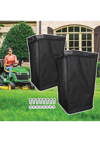 AM101602 Çim Biçme Çim Çim Torbası John Deere 100 Serisi L110 X110 125 D100 LA120 Z225 Z245 Z425 Z445 2pcs (Yurt Dışından)