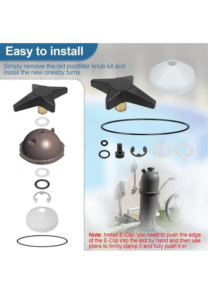 CX900G Kilitleme Düğmesi Hayward Star Clear ve Kartuş Filtresi ve Ayırma Tankı Uyumlu C900 C9002 (Yurt Dışından) modelleri