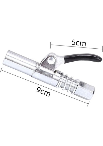 Grease Niple Kuplör Manuel Gres Pompası Kafa Şırıngası Yağı Doldurma Aleti Gres Meme Ucu Bağlantı Parçaları 30 cm Hortum (Yurt Dışından) modelleri