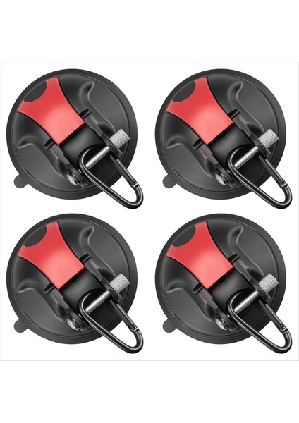 Kamp Araba Rv Pencere - Kamp Vantuz Kancaları Için 4 Adet Ağır Hizmet Tipi Vantuz Kancaları (Yurt Dışından)