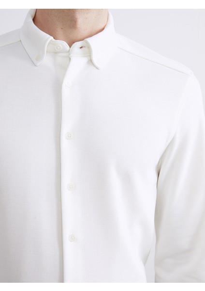 Yeni Sezon Regular Fit Desenli Uzun Kollu Erkek Gömlek modelleri