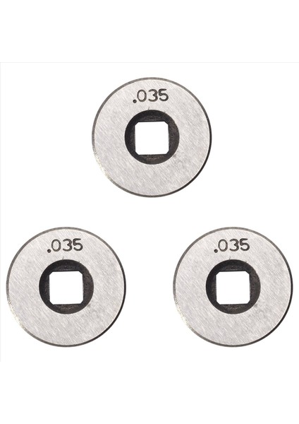 3x Mıg Kaynak Teli Besleme Roller Rulo Kiti 25MM Çap 0 8-0 9mm/ 030 Inç- 035 Inç (Yurt Dışından)