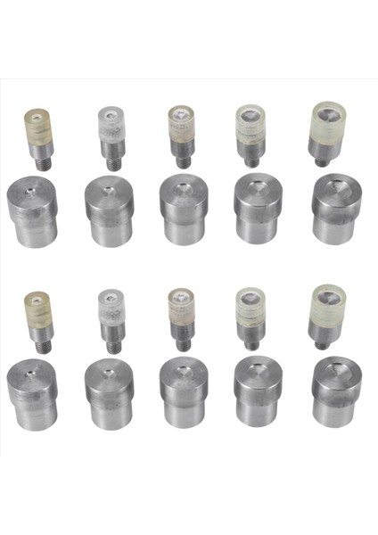 10 Set Çift Kapak Perçinleri Ölür (5MM/6MM/8MM/10MM/12MM) (Yurt Dışından)