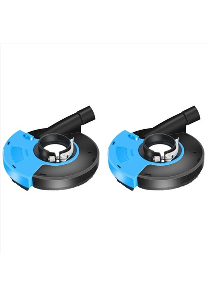 Beton Mermer Granit Mühendislik Taş Taşlama Toz Koleksiyonu Için 2x 5 Inç Açı Öğütücü Toz Örtüsü Araçları (Yurt Dışından)