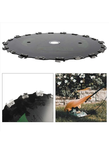 2pcs 9 Inç Zincir Testere Diş Biçme Bıçağı 14 Diş Testere Fırça Kesici Çimen Ağır Hizmet (A) (Yurt Dışından) fiyatları