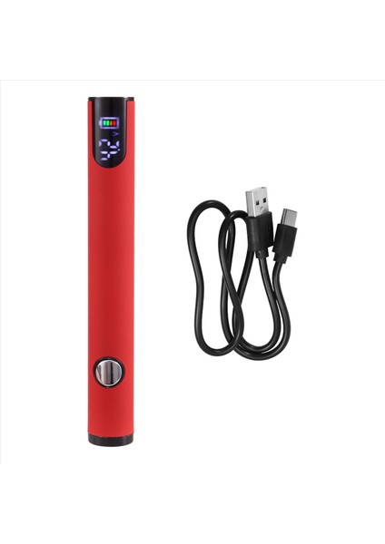 510 Iplik Pil Sepeti Kalem Başsız Elektrikli Havalandırma Demir Ayarlanabilir Sıcaklık Mini Lehimleme Demir Kit Kırmızı (Yurt Dışından) fiyatları