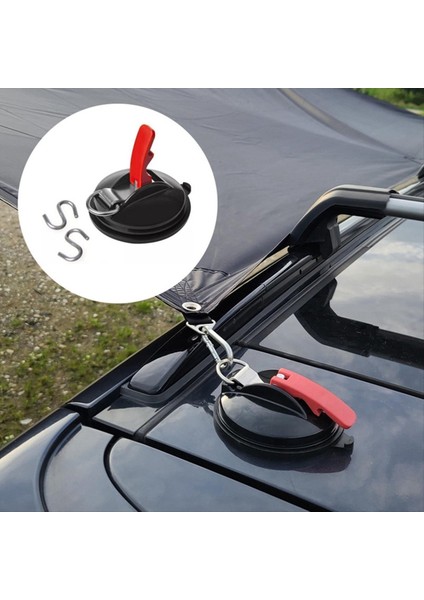 Açık Kamp Tente Emme Kupası Güçlü S Kancalı Sabit Arka Perde Emme Kupası ile Çok Fonksiyonlu Araç Emme Kupası D (Yurt Dışından) fırsatları