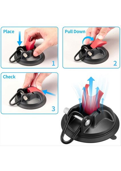 Kamp Araba Rv Pencere - Kamp Vantuz Kancaları Için 4 Adet Ağır Hizmet Tipi Vantuz Kancaları (Yurt Dışından) fırsatları