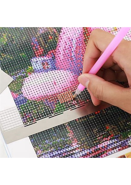 1set Resim Cetveli Paslanmaz Çelik Örgü Cetvel 216 400 520 599 699 800 1020 Boş Izgara 5d Sanat Cetvel (Yurt Dışından) fiyatları