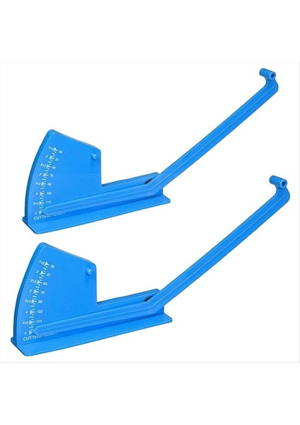 Güverte Tesviye Gösterge 2 Paket Biçme Aracı Ölçüm Derinlik Gösterge Güverte Tımarlama Aracı (Yurt Dışından)