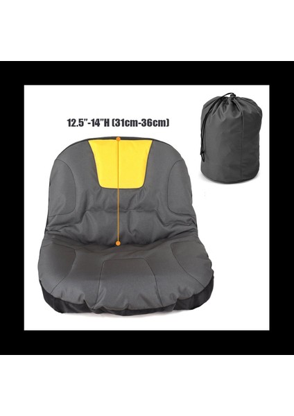 2x Evrensel Binicilik Çim Biçme Makinesi Traktör Koltuk Kapağı Yastıklı Konfor Depolama Çantası Ağır Çiftlik Aracı Traktör Çevirici (Yurt Dışından) fiyatları