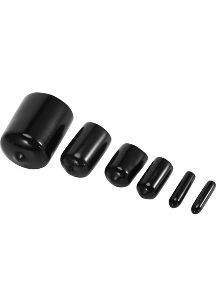 156 Parça Vinil Elastik Uç Kapak Cıvataları Vidalar Kauçuk Diş Koruma Güvenlik Kapakları 9 Boyutlar 2/25 Ila 4/5 Inç (Siyah) (Yurt Dışından) fiyatları