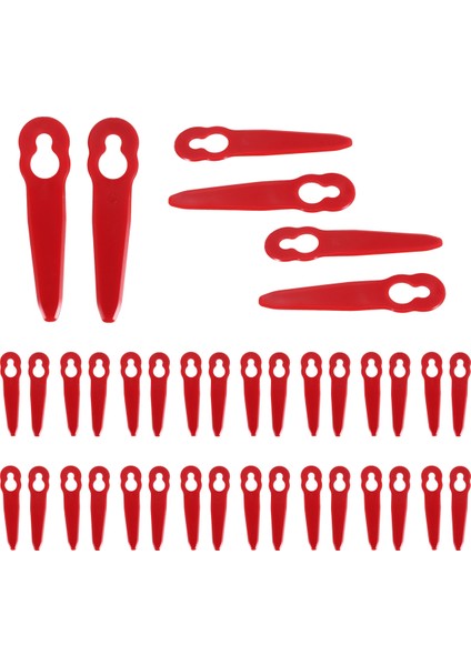 40PCS Yedek Plastik Bıçaklar Stihl Polycut 2-2 Fsa 45 Çim Biçme Makinesi Düzeltici Çim Kesici (Yurt Dışından)