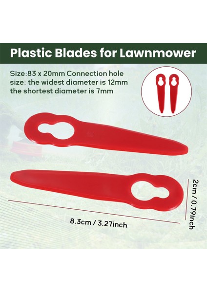 40PCS Yedek Plastik Bıçaklar Stihl Polycut 2-2 Fsa 45 Çim Biçme Makinesi Düzeltici Çim Kesici (Yurt Dışından) indirimleri