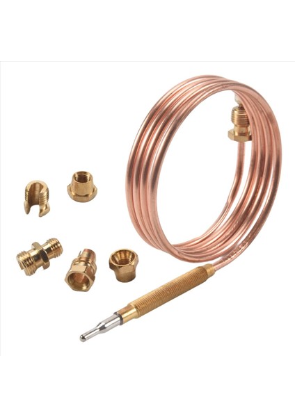 Evrensel Gaz Sobası Termokupl 5 Pcs Somun Isıtma Gaz Brülörü Değiştirme Termokupl Adaptör (Yurt Dışından)