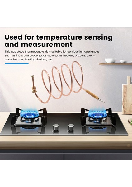 Evrensel Gaz Sobası Termokupl 5 Pcs Somun Isıtma Gaz Brülörü Değiştirme Termokupl Adaptör (Yurt Dışından) indirimleri