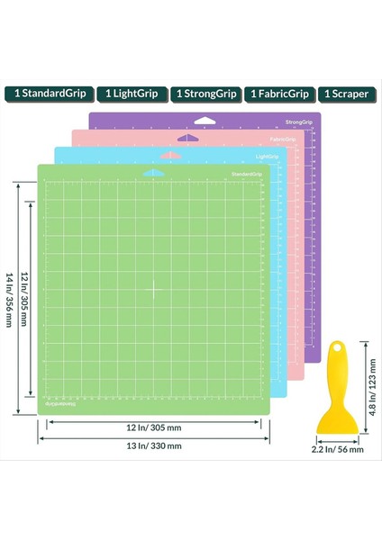 4 Paket 12X12 Inç Kesme Paspasları Keşfetmek Için Air 2/hava/bir/maker Yapışkan Yapışkan Yedek Kesme Paspasları (Yurt Dışından) fiyatları