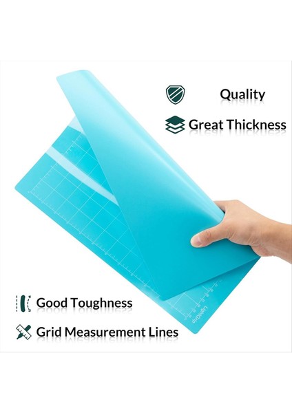 4 Paket 12X12 Inç Kesme Paspasları Keşfetmek Için Air 2/hava/bir/maker Yapışkan Yapışkan Yedek Kesme Paspasları (Yurt Dışından) modelleri