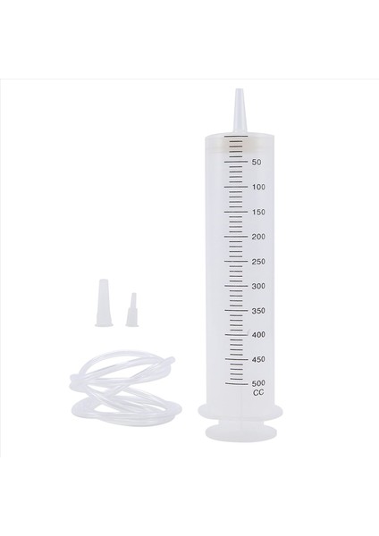 Büyük Şırınga Boru 500ML Plastik Şırınga Sıvı Yağ Tutkal Için Tüp Dönüştürücü Kapağı ile (Yurt Dışından)