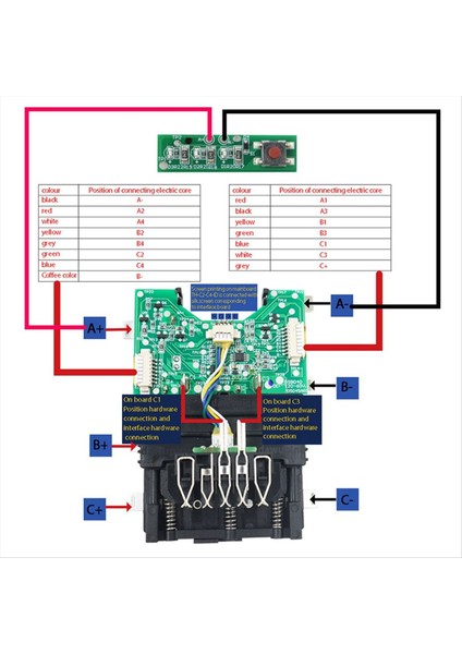 DCB609 Devre Kart+Dewalt 20V 60V Flexvolt Için Kılıf Kiti DCB612 15X18650 Lı-Ion Pil Şarj Koruma Kurulu Kiti (Yurt Dışından) modelleri
