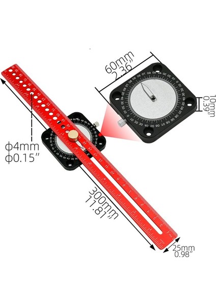 Ahşap Işleme Pusula Cetveli 12 Inç Alüminyum Alaşım Çizim Pusula Paralel Dikey Geçiş Hükümdarı T Tipi Çizim Hükümdarı (Yurt Dışından) modelleri