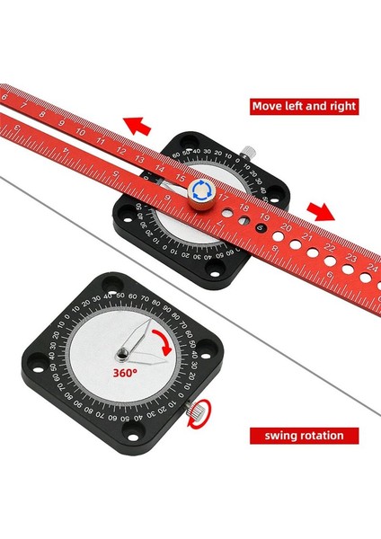 Ahşap Işleme Pusula Cetveli 12 Inç Alüminyum Alaşım Çizim Pusula Paralel Dikey Geçiş Hükümdarı T Tipi Çizim Hükümdarı (Yurt Dışından) indirimleri