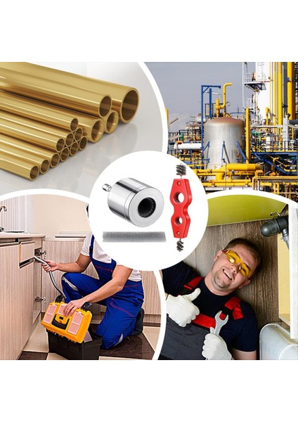 Bakır Boru Temizleyici Matkap Için 15MM Bakır Boru Temizleyici Metal Boru Temizleyici Elektrikli Matkap Usu Için Bakır Boru Fırçası (Yurt Dışından) fırsatları