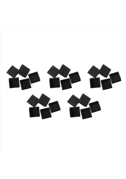 25 Pcs Plastik Kare Blankalanma Uç Kapaklar Tüp Tüpü Ekler 50MM x 50MM (Yurt Dışından)