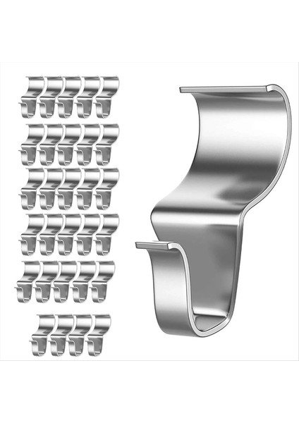 Açık Havada Asmak Için Vinil-Siding Kancaları 30 Adet Siding Için Ağır Hizmet Kancalarını Yükseltme (Yurt Dışından)