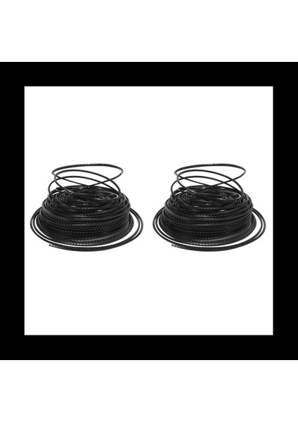 2x Tutulmuş Ağır Hizmet Düzeltme Hattı 3mm x 50M Naylon Strimmer Teli Düşük Gürültü Düzeltme Dizesi Üzerinde Yetişkin Çim Için (Yurt Dışından)