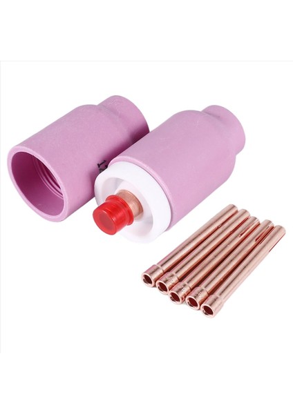 9pcs Tig Kaynak Büyük Uzun Gaz Lens ve Alümina Kupası WP17 WP18 WP26 Tıg Kolet Gövdeleri Yedekler Kit Aksesuarları (Yurt Dışından) modelleri
