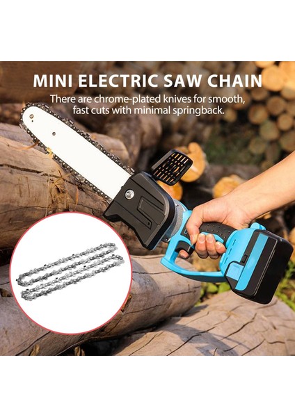 2pcs 4 Inç 1/4inch Kılavuz Testere Zinciri Mini Testere Zinciri 4 Inç Kordonsuz Elektrikli Protcı Pil El Tipi Testere (Yurt Dışından) fiyatları