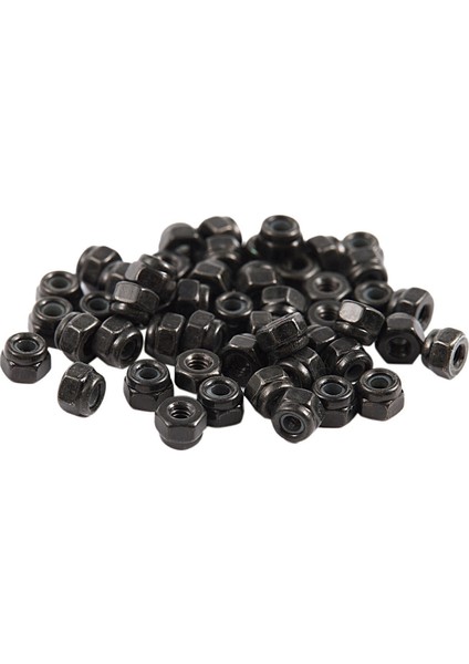 100PCS M2 Çinko Kaplı Kendi Kendine Kilitlenen Naylon Ek Altı Kilidi Fıstığı 50PCS Siyah ve 50PCS Gümüş (Yurt Dışından) fırsatları