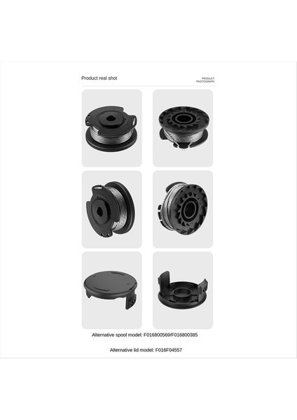 Biçme Aksesuarları F016F04557 Yedek Makara Örtüsü Biçme Kafaları Biçme Halat Hattı Kapağı (Yurt Dışından) modelleri