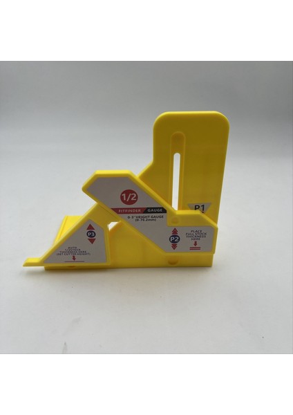 1/2 Gösterge Iş Parçası Merkezi Bulucu Ahşap Tahta Eğim ve Konumlandırma Delme Aleti (Yurt Dışından) modelleri