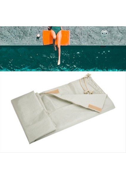 Yüzme Havuzu Güneş Makarası Kapağı Su Geçirmez Havuz Güneş Battaniye Makarası Havuzlar Için Kavuzlu Makara 18 &#39 Geniş Kremalı Beyaz (Yurt Dışından) fırsatları