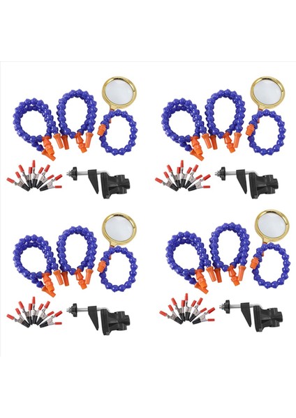 Tezgah Mengene Masa Kelepçesi Lehimleme Istasyonu 20 Adet Esnek Kollar Lehimleme Demir Tutucu Pcb Kaynağı Üçüncü El Aleti (Yurt Dışından)