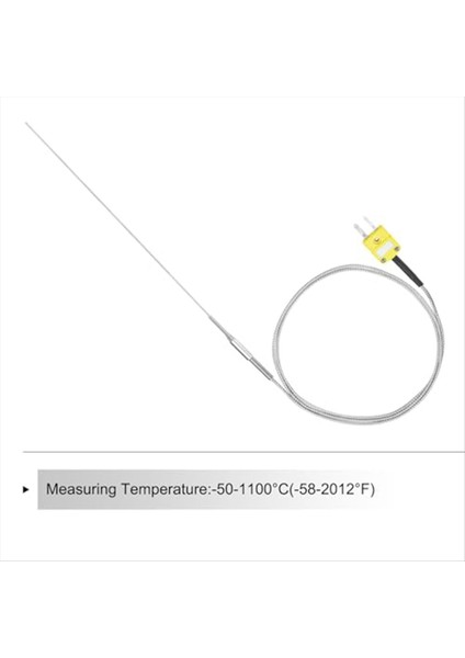 K Tip Termokupl Tapalı Sayacı Sıcaklık Sensörü Probu -50 Ila 1100 ° C 3 3ft Tel 0 5X300MM (Yurt Dışından) fırsatları