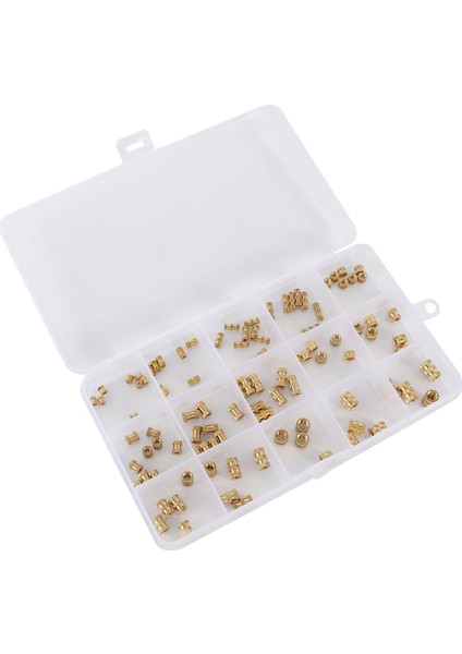 M2 M3 M4 M5 Dişi Iplikçik Pirinç Dişli Dişli Ekleme Somunu 3D Baskı Dişli Isı Seti Ekler (Yurt Dışından)