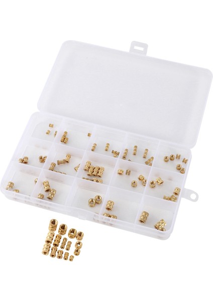 M2 M3 M4 M5 Dişi Iplikçik Pirinç Dişli Dişli Ekleme Somunu 3D Baskı Dişli Isı Seti Ekler (Yurt Dışından) fiyatları